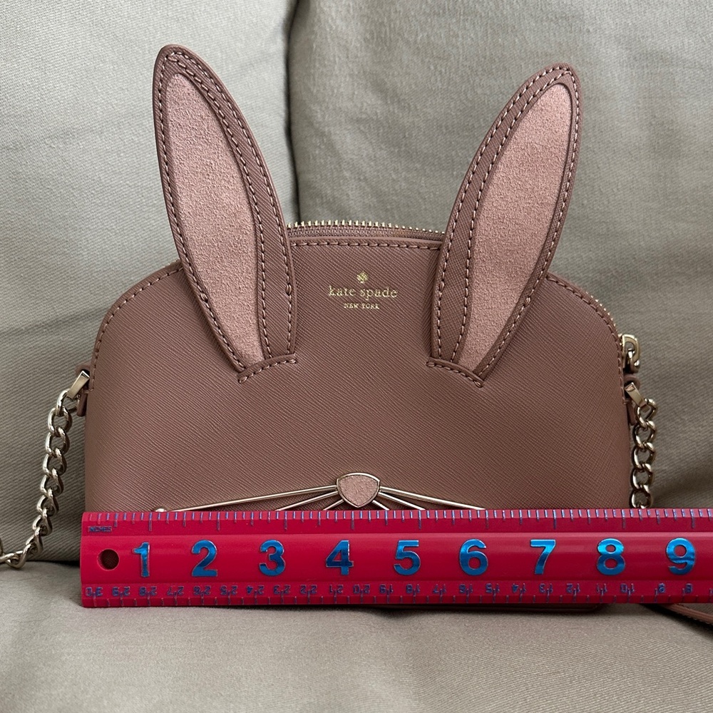 Limited Edition Kate Spade Brown Bunny Crossbody Bag - Picture 9 of 11